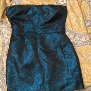 Blue Mini Cocktail Dress